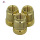 round long brass connector cap coupling ring nut